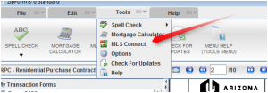 Tools tab - MLS Connect