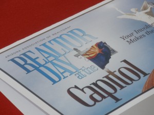 Image of REALTOR Day at the Capitol Sign