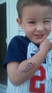 Adorable Kid with a REALTOR® Party Tattoo