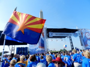 Arizona Flag Flying at the REALTOR® Rally in DC