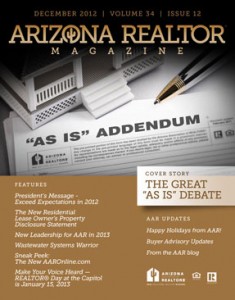 Arizona REALTOR Magazine December 2012