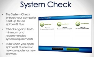 zipForms System Check