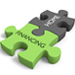 Grey Home + Green Financing puzzle pieces