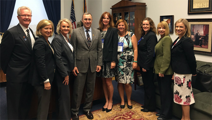 Arizona REALTORS® with Rep Matt Salmon during May 2016 Legislative Meetings in Washington, D.C.