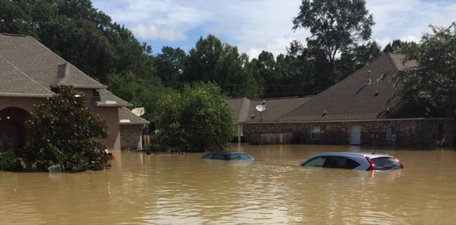 Devastating flooding in Louisiana. Photo: Louisiana Home Builders Association