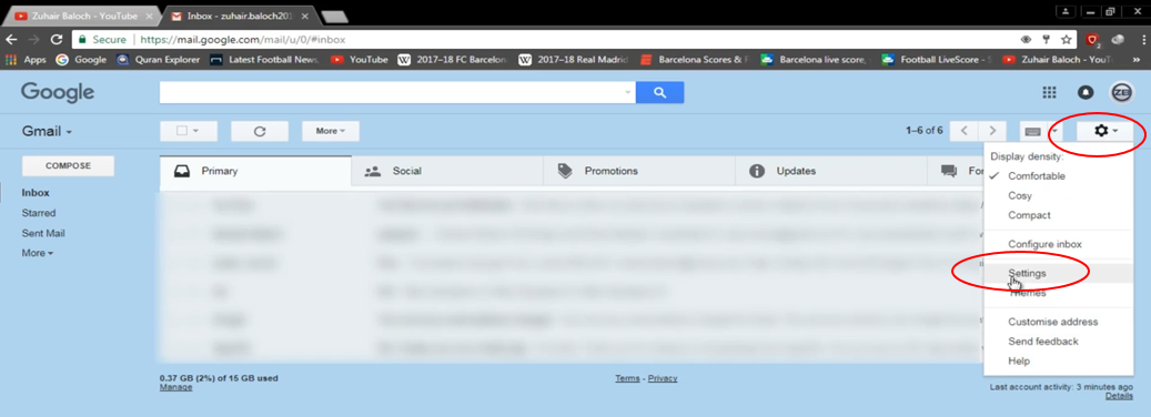 Gmail auto forwarding 1