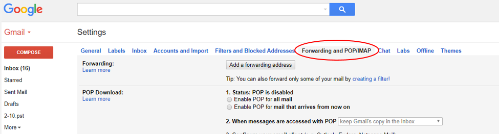Gmail auto forwarding 2
