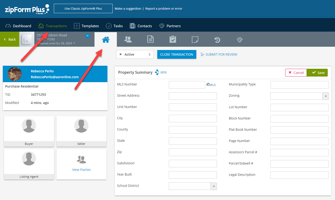 Screengrab showing Default setting in zipForm® Plus as of Nov. 9, 2017.